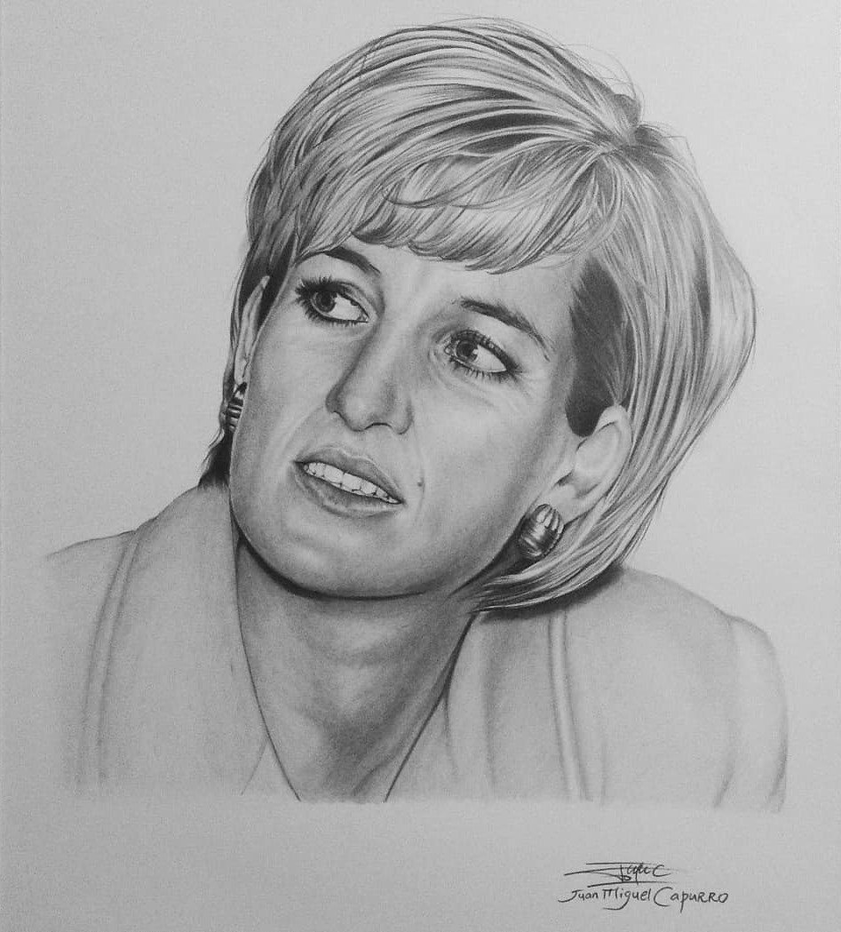 Retrato realista a lápiz